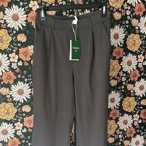 HALARA Gray Tailored Trousers Professional-Grade Fabric